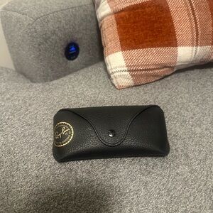 Ray-Ban Black Leather Eyewear Case